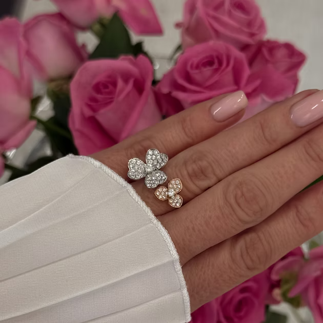 Clover Diamond Ring