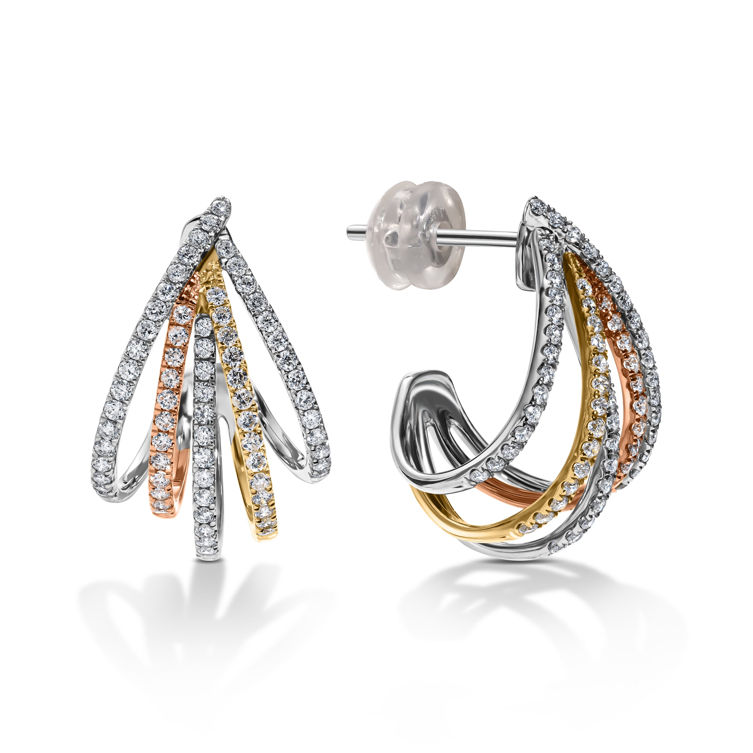 Line Diamond Earrings