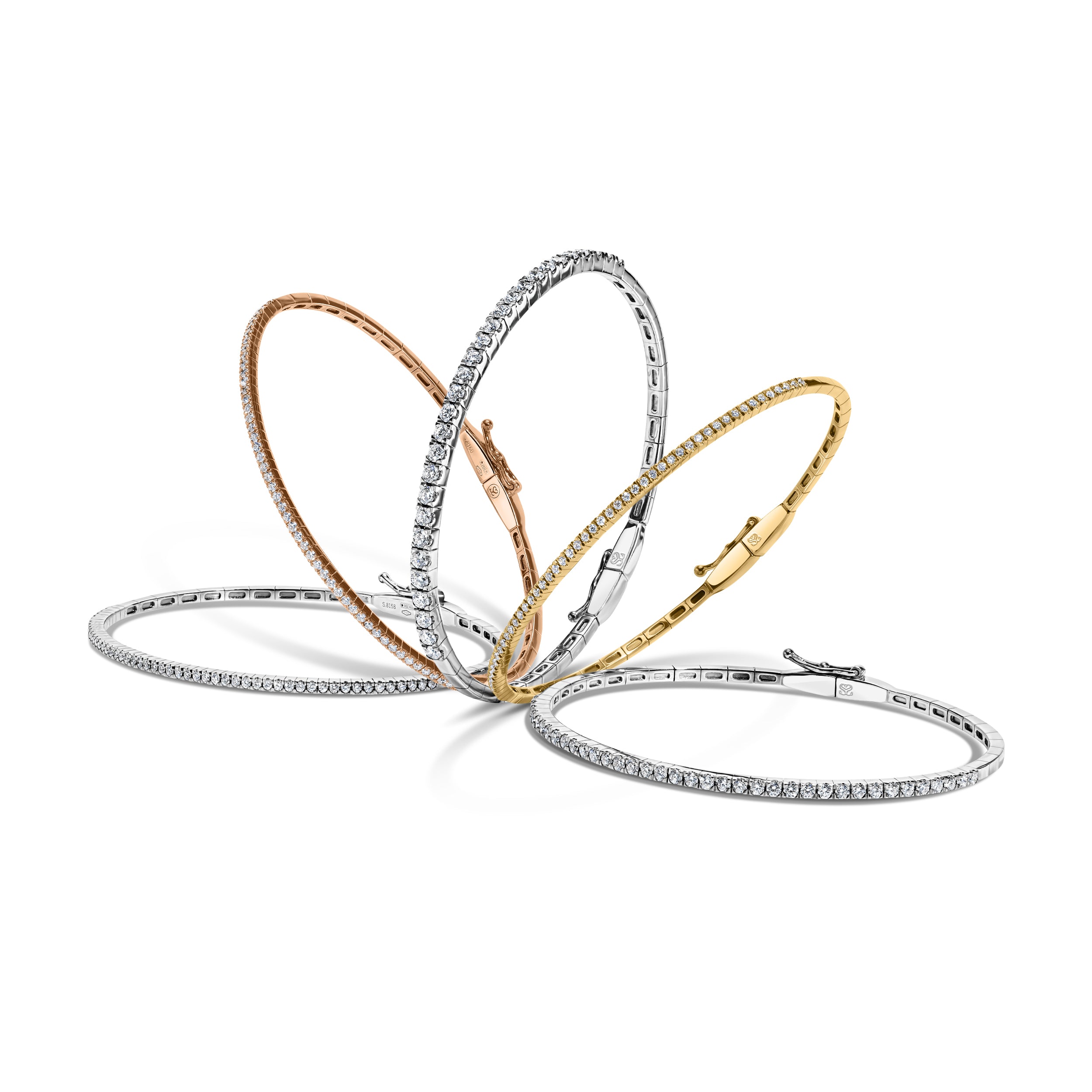 Pirouette Petite 18k צמיד יהלום