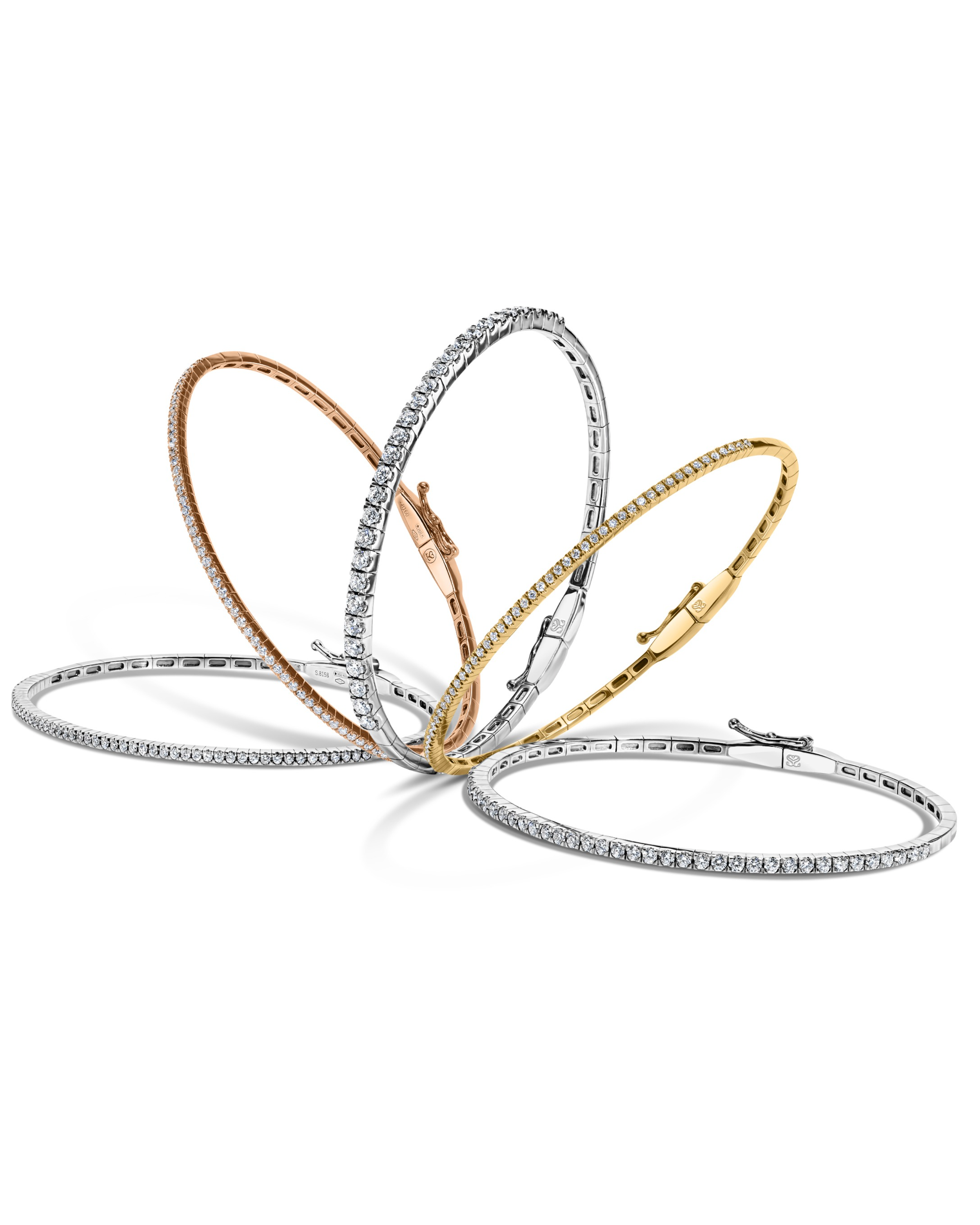 Pirouette Petite 18k צמיד יהלום