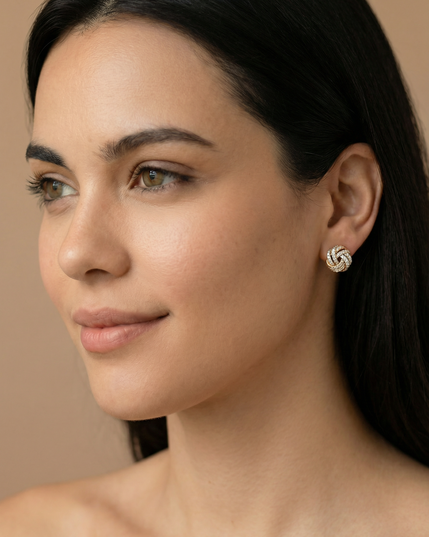 Basket Diamond Earrings