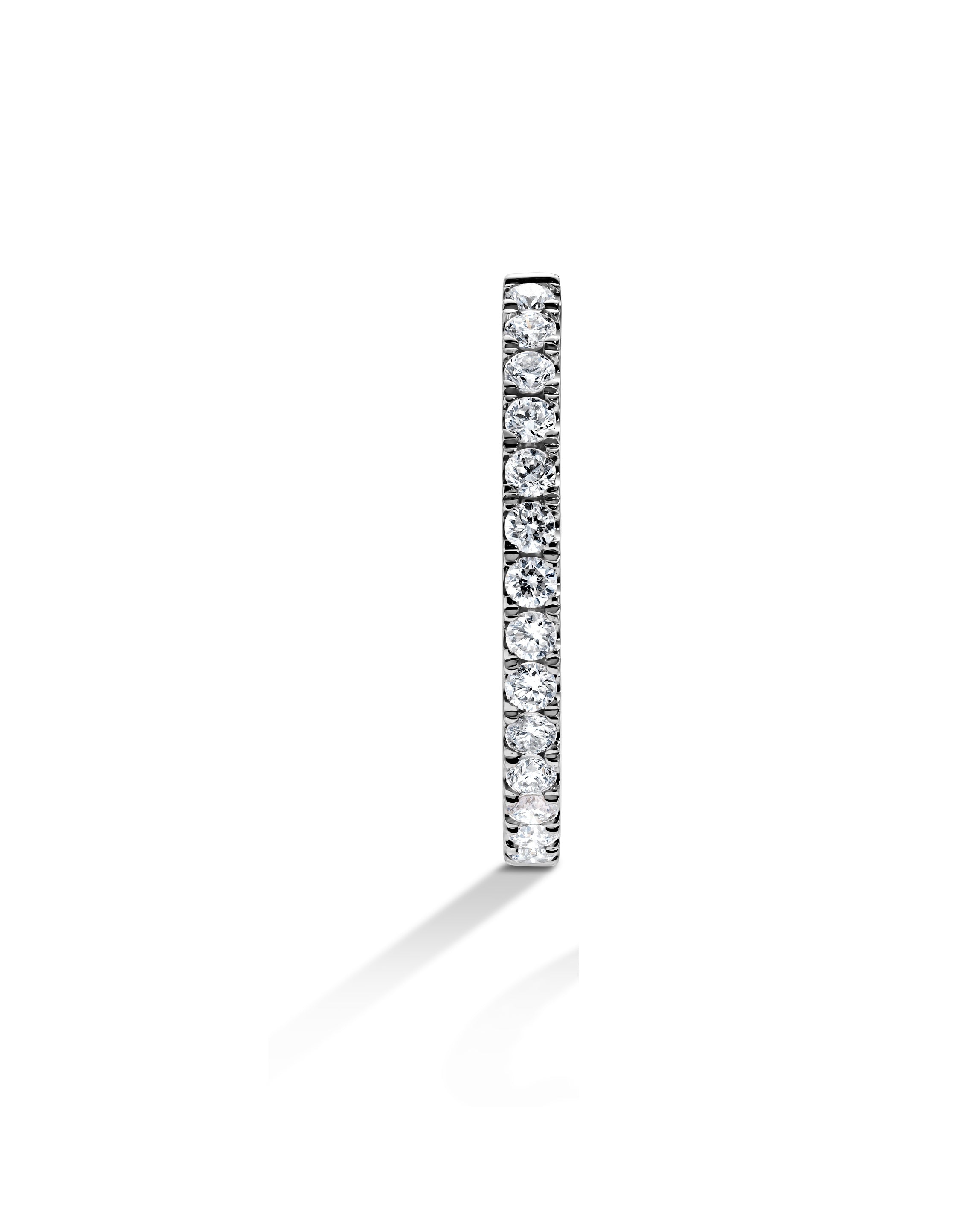 עגילי Classic Hoop Diamond & Gold