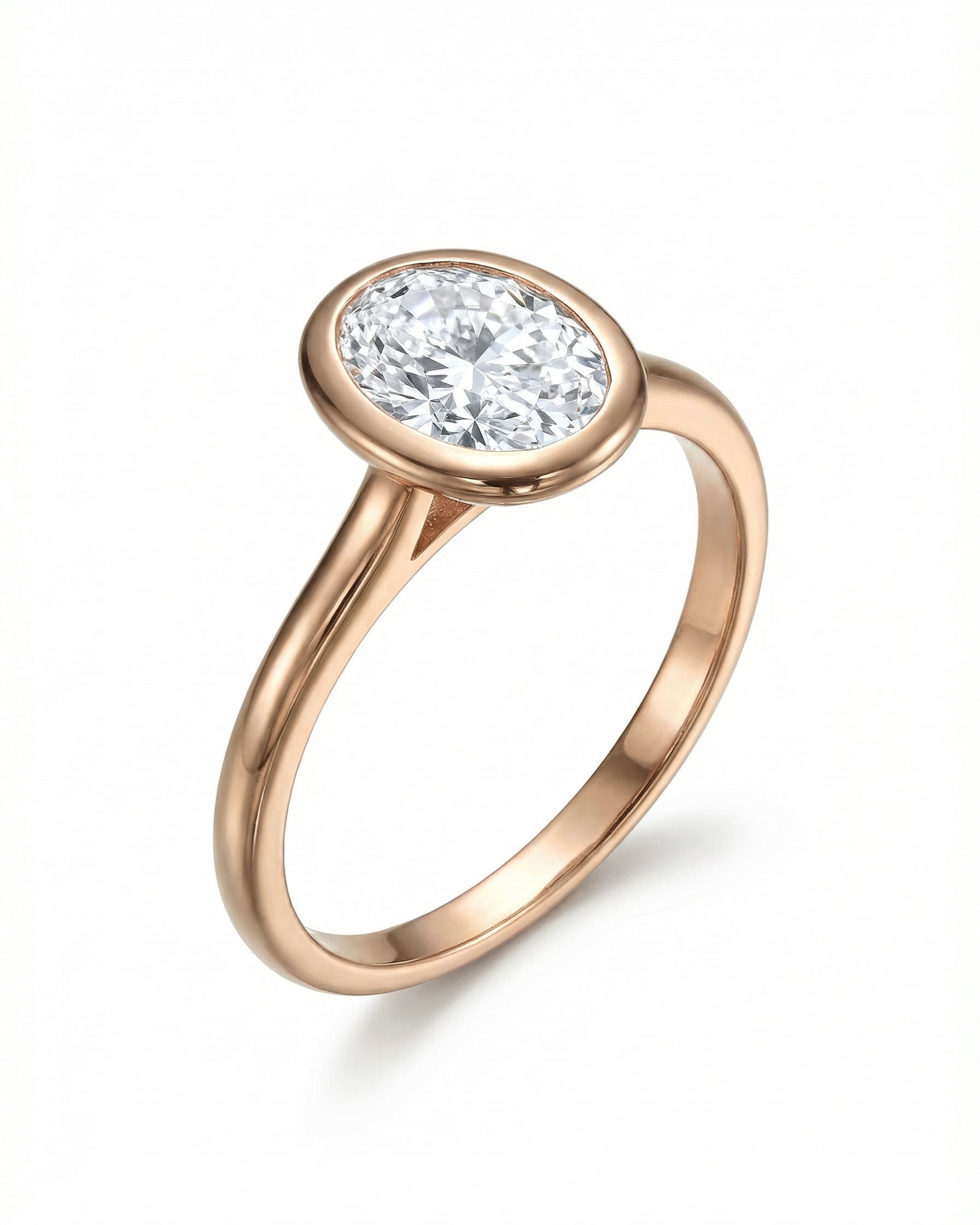 Grande Oval-shaped Diamond Solitaire