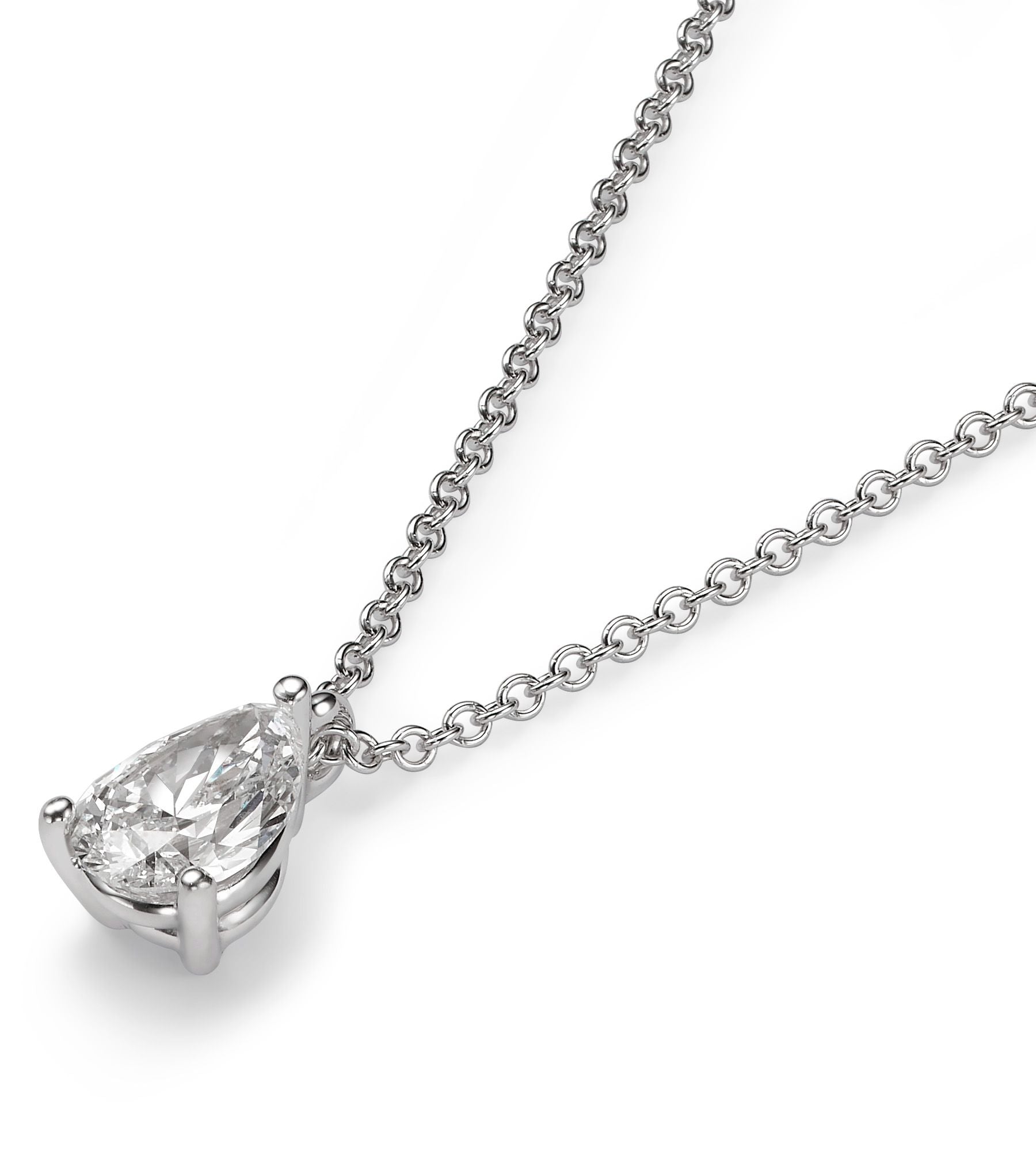 תליון יהלום Signature Pear Shape