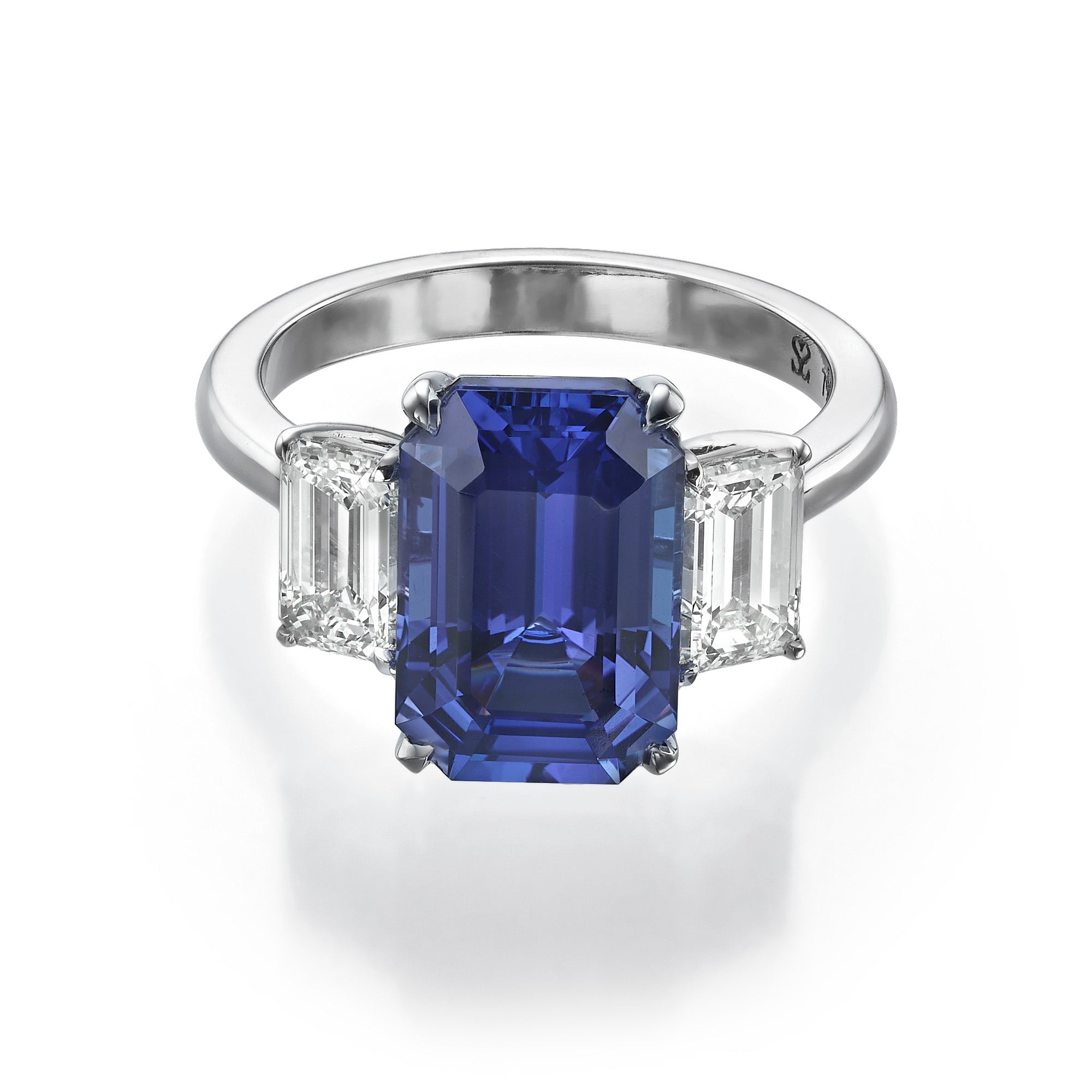 Entourage Diamond and Tanzanite Ring
