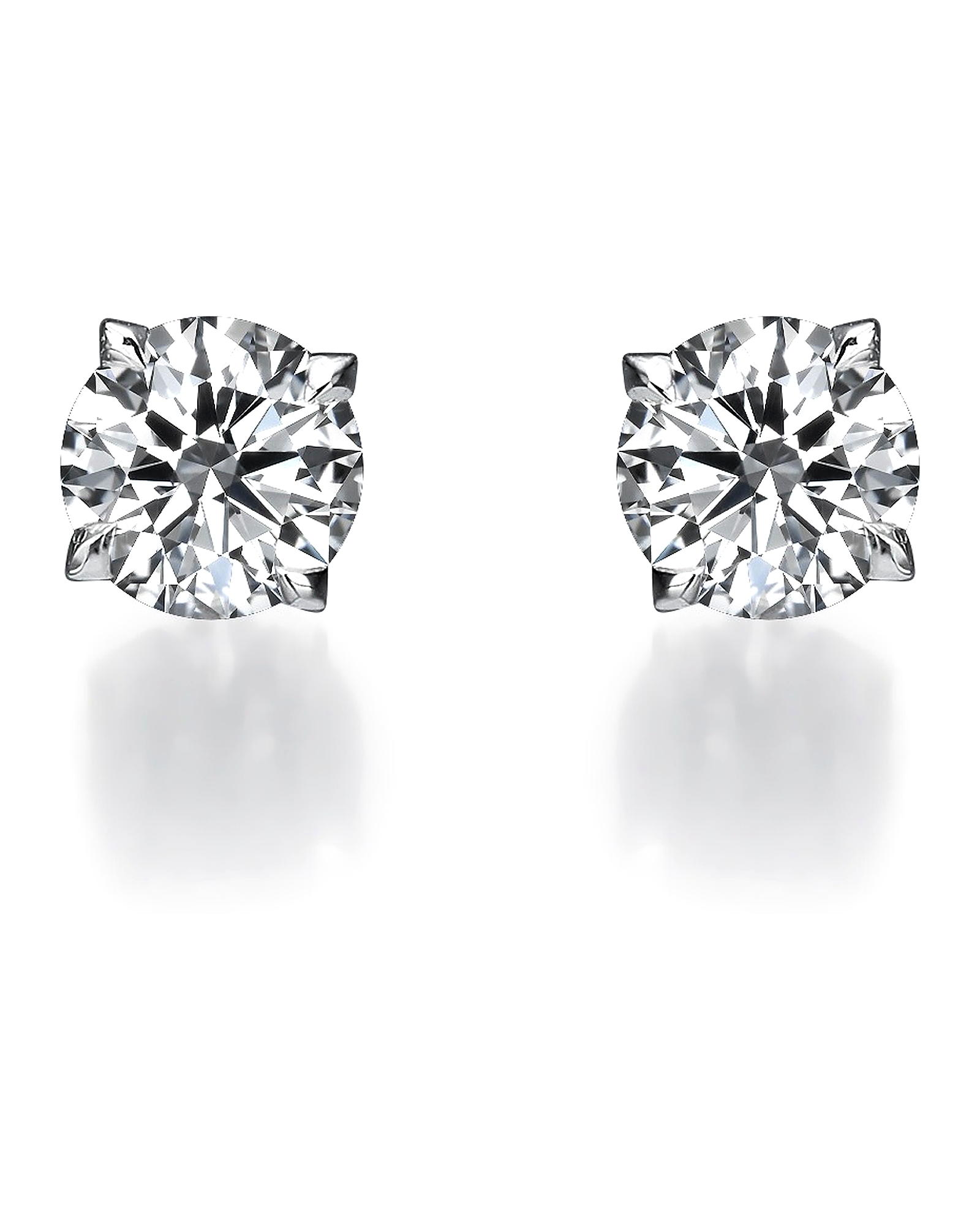 עגילי יהלום Charm Stud