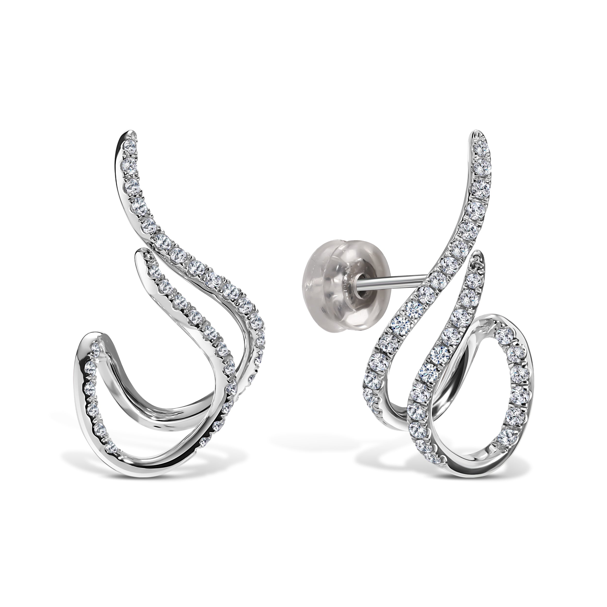 Flame Diamond Earrings