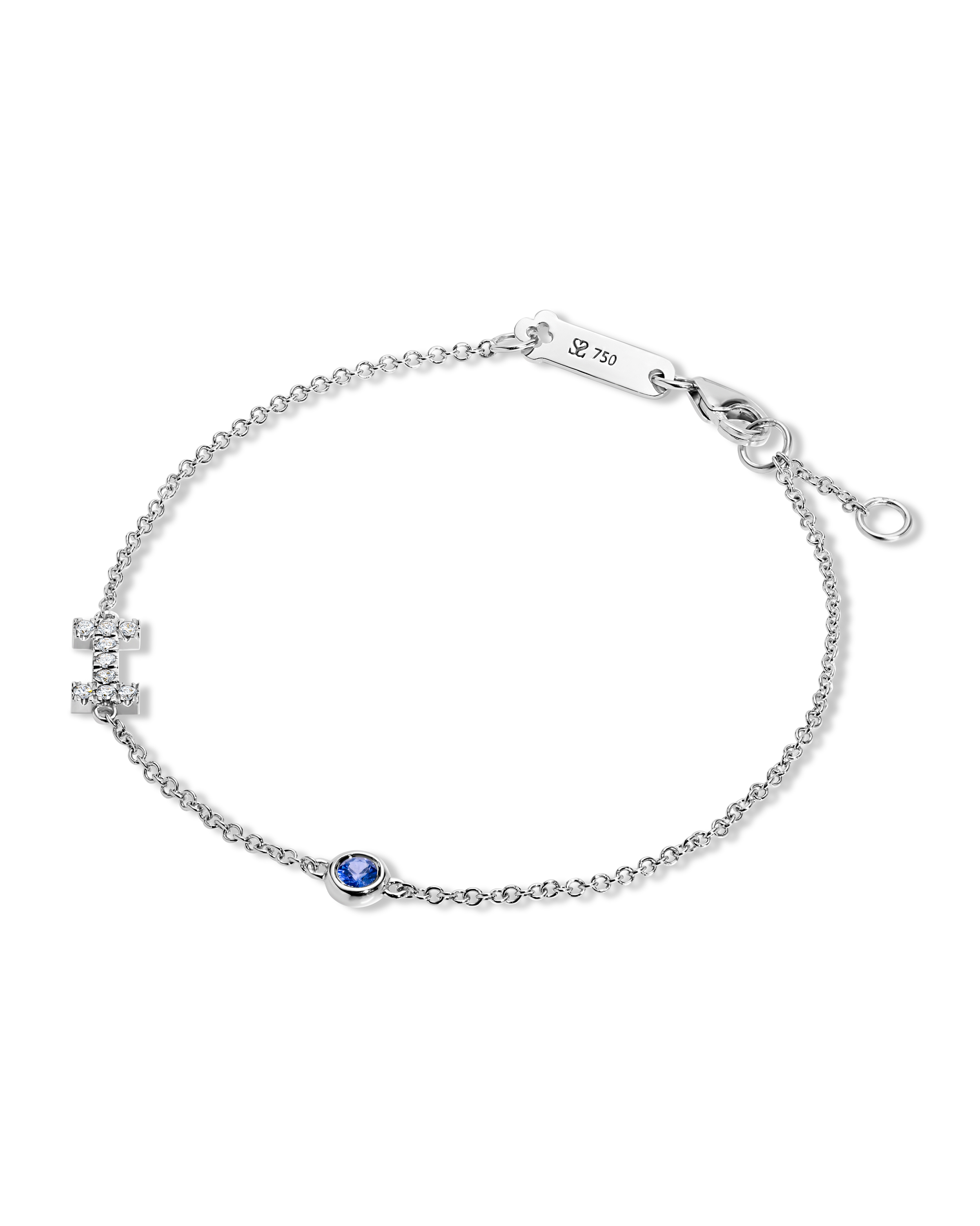 Initials Diamond & Gold Bracelet