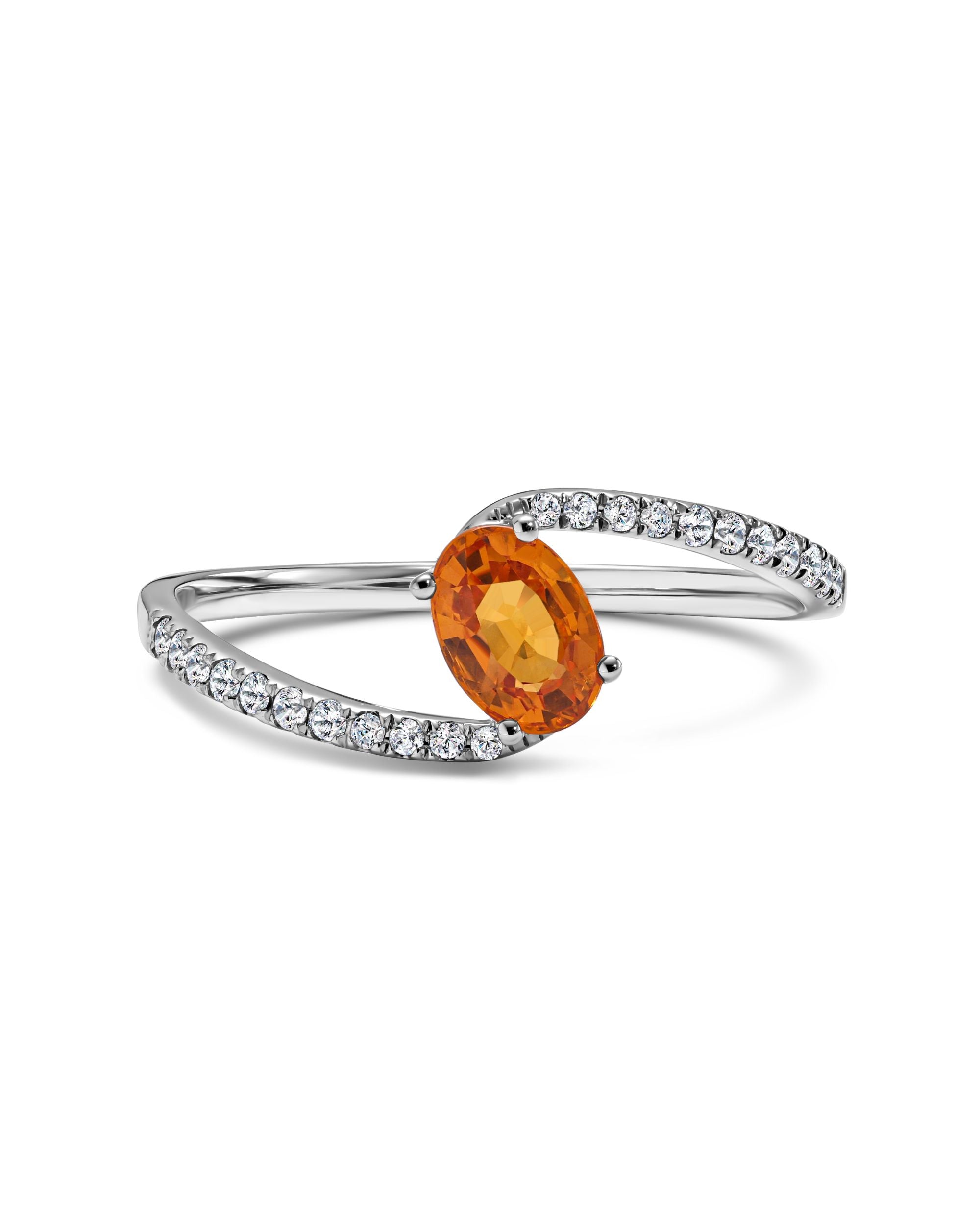 Muse Pomme Orange Diamond Ring