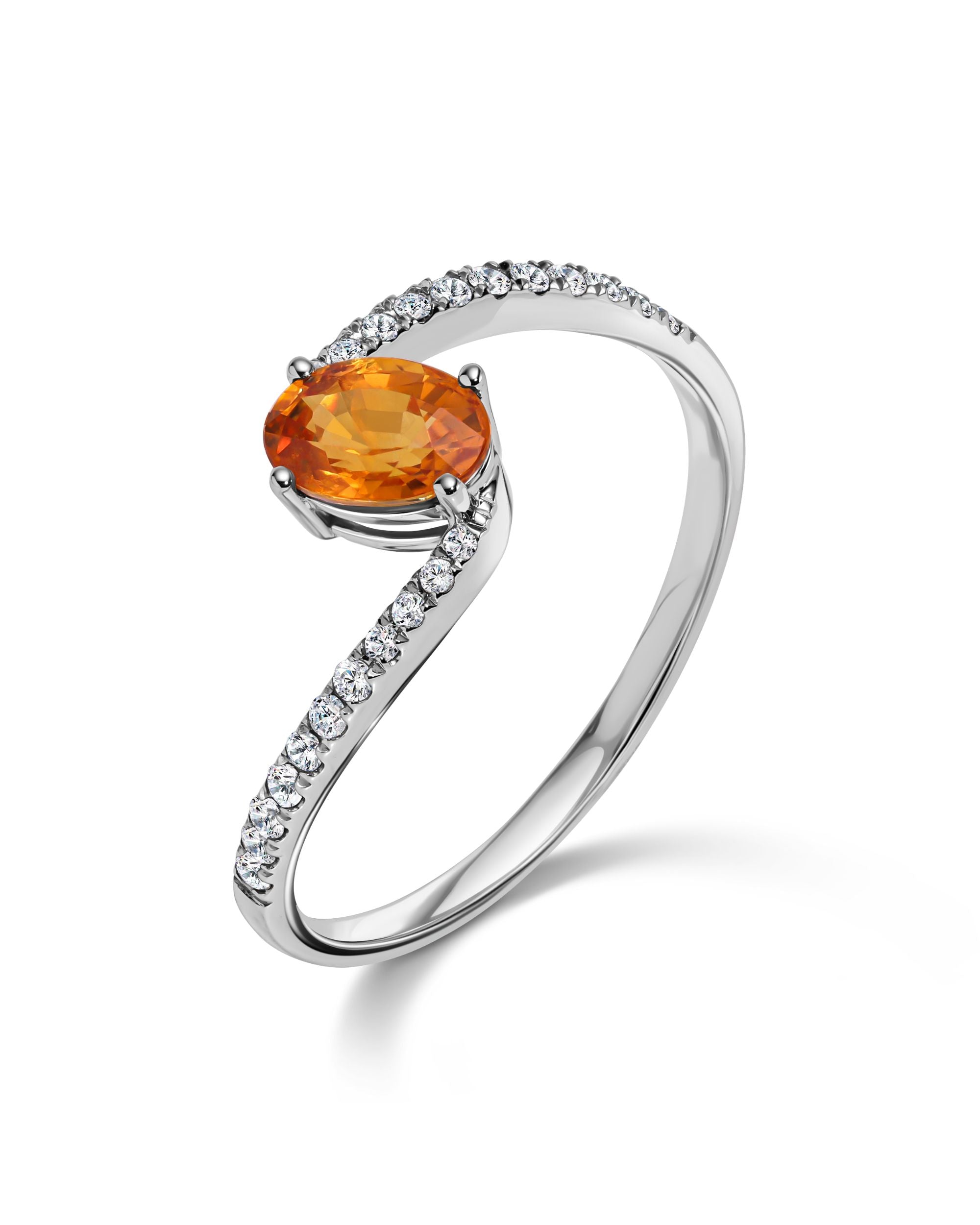 Muse Pomme Orange Diamond Ring