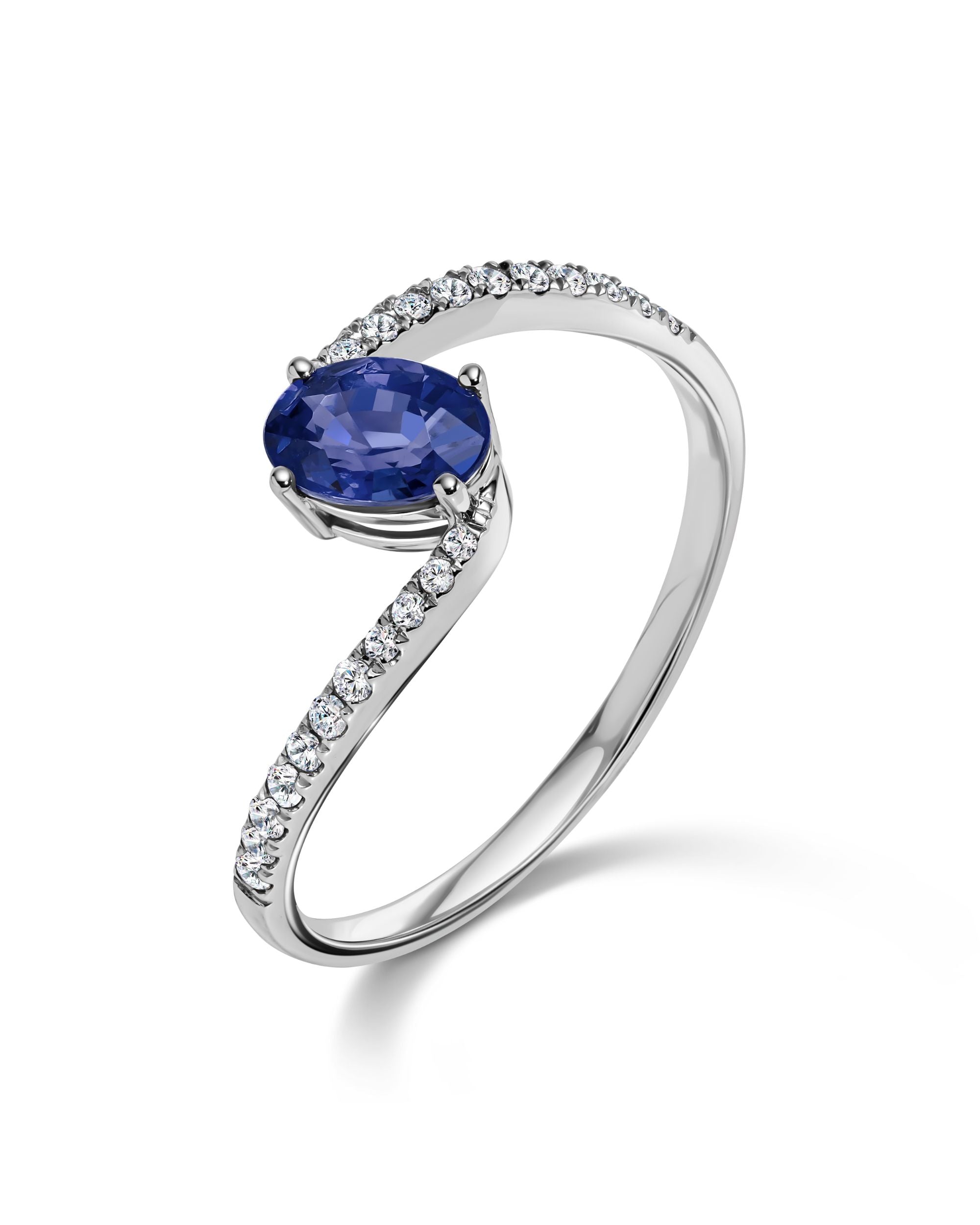 Muse Pomme Blue Diamond Ring