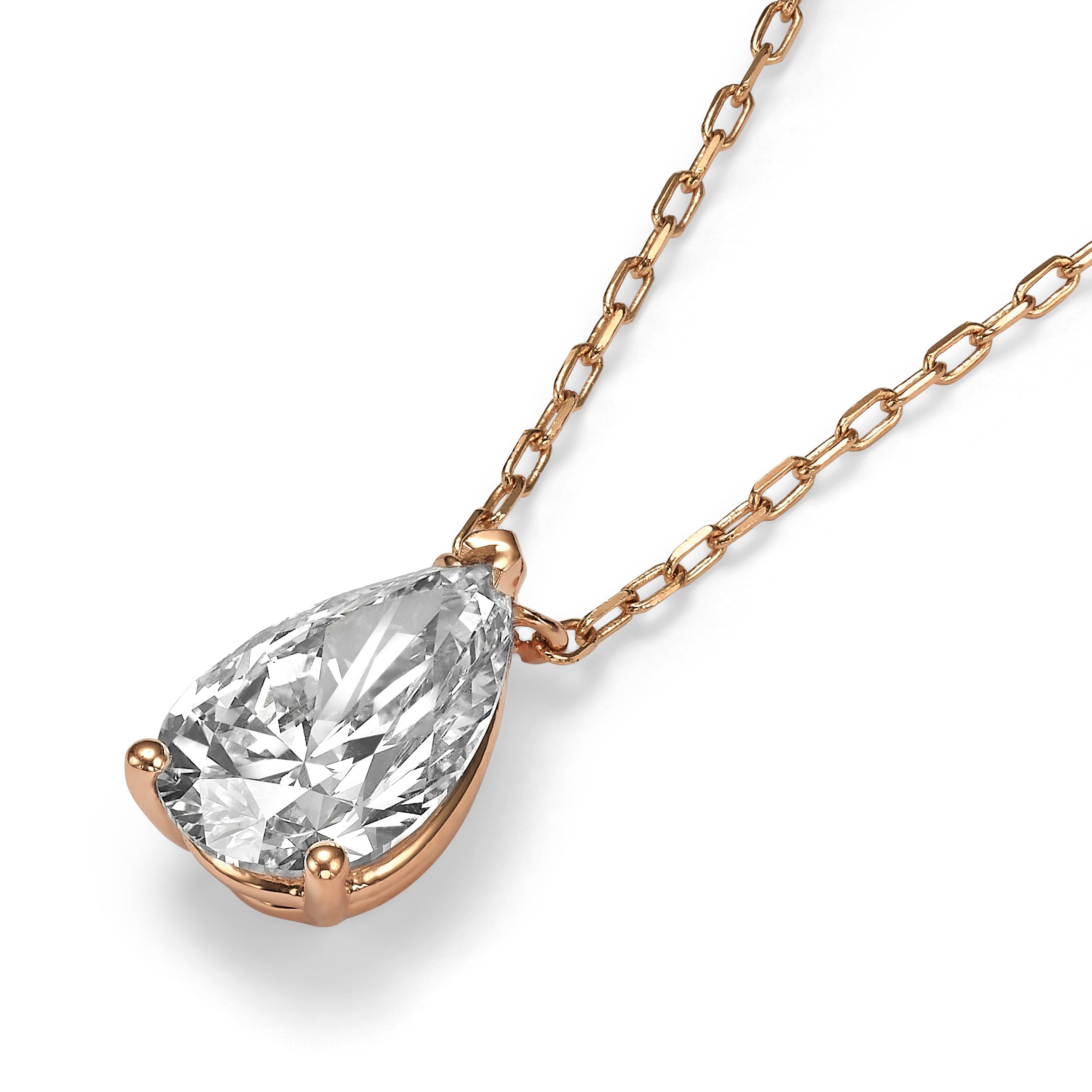 Signature Pear Shape Diamond Pendant