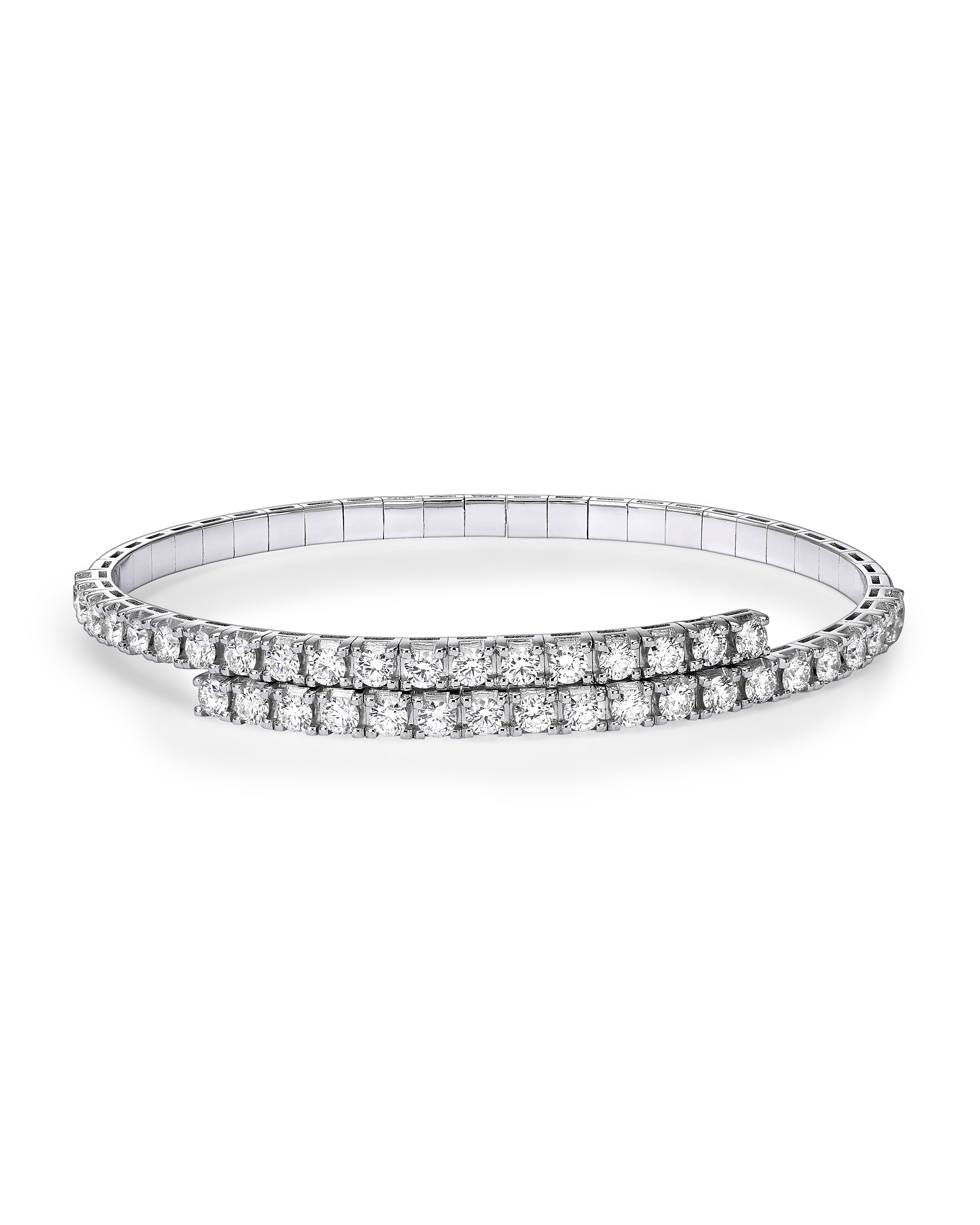 צמיד יהלומים Pirouette Charm White Gold