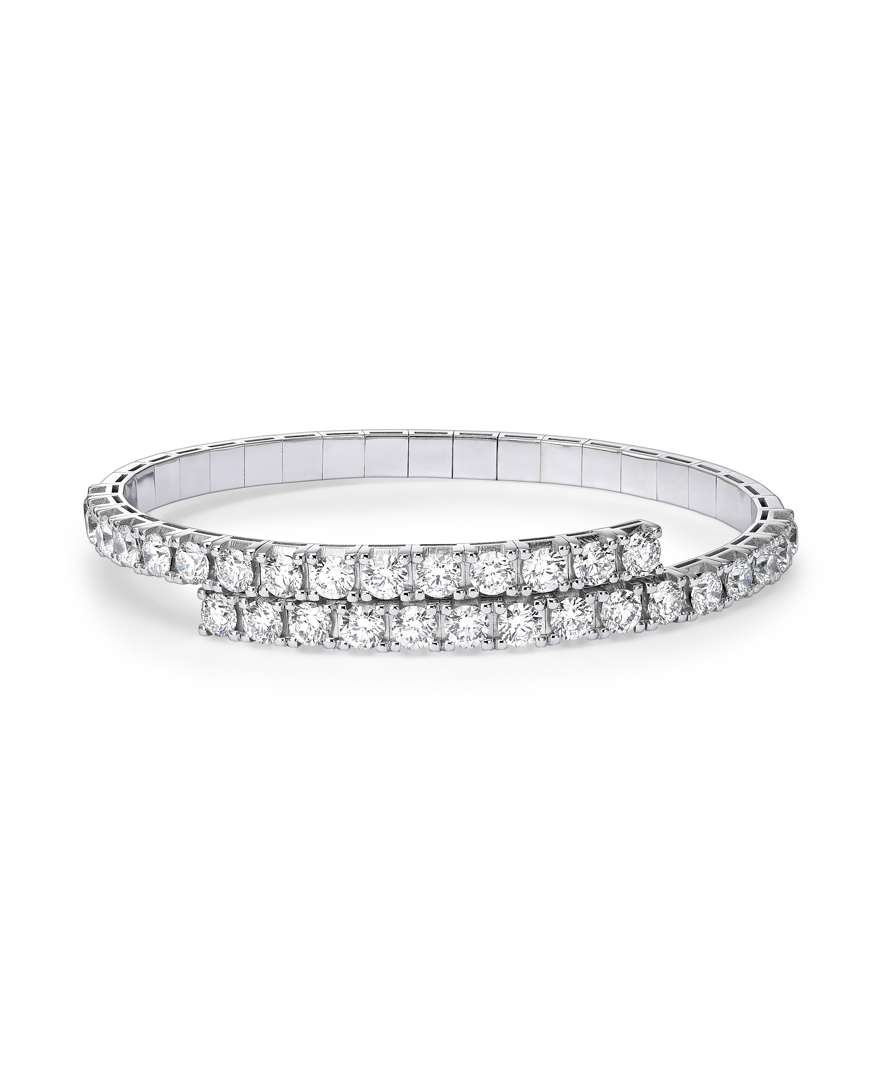 Pirouette Grand White Gold Diamond Bracelet