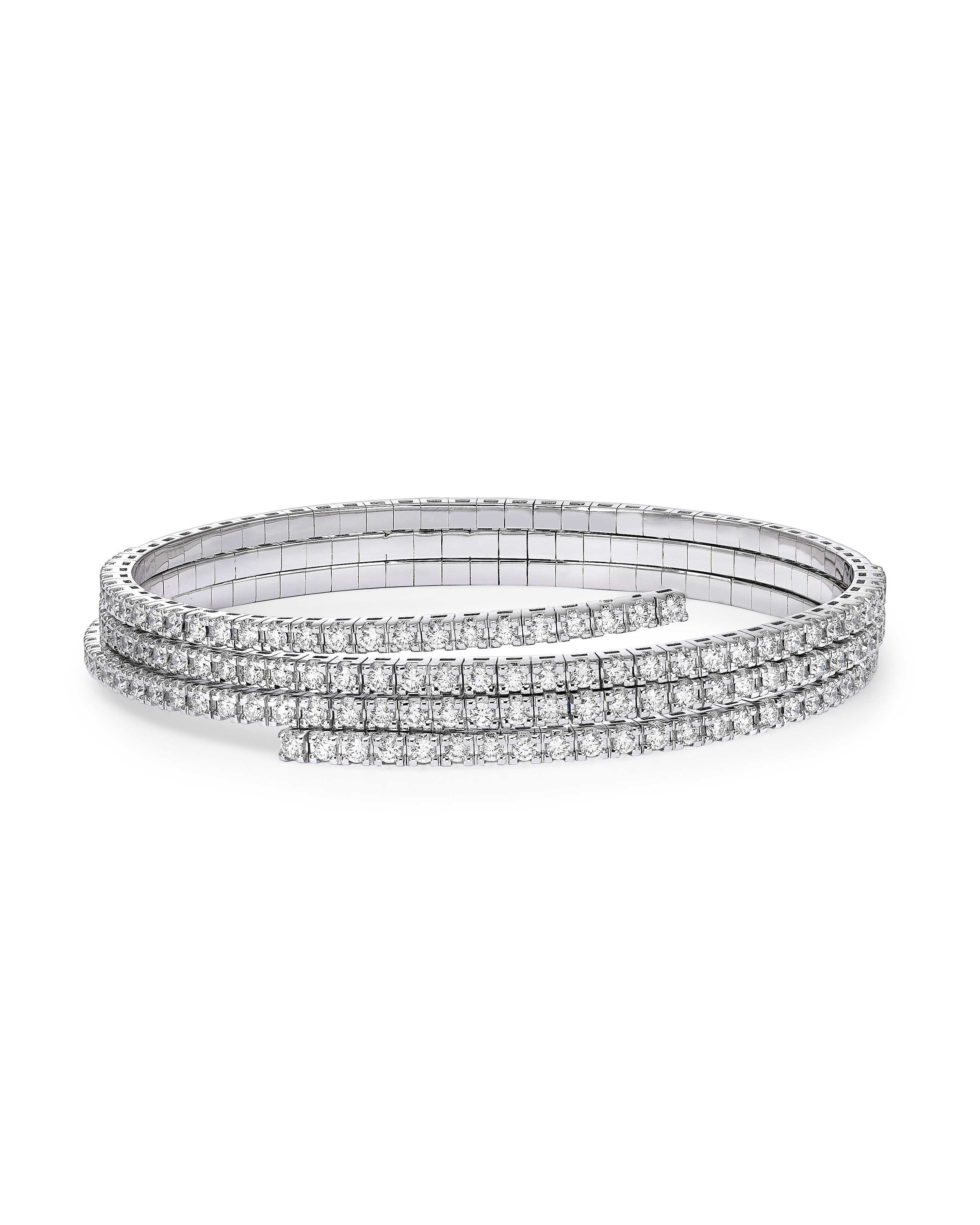 Pirouette White Gold Diamond Bracelet