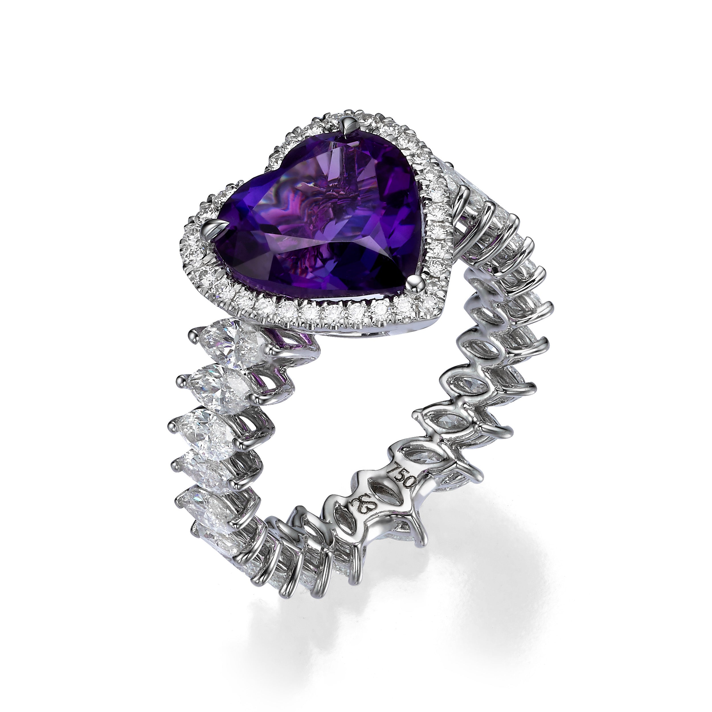 טבעת אמטיסט Colors of Love Purple