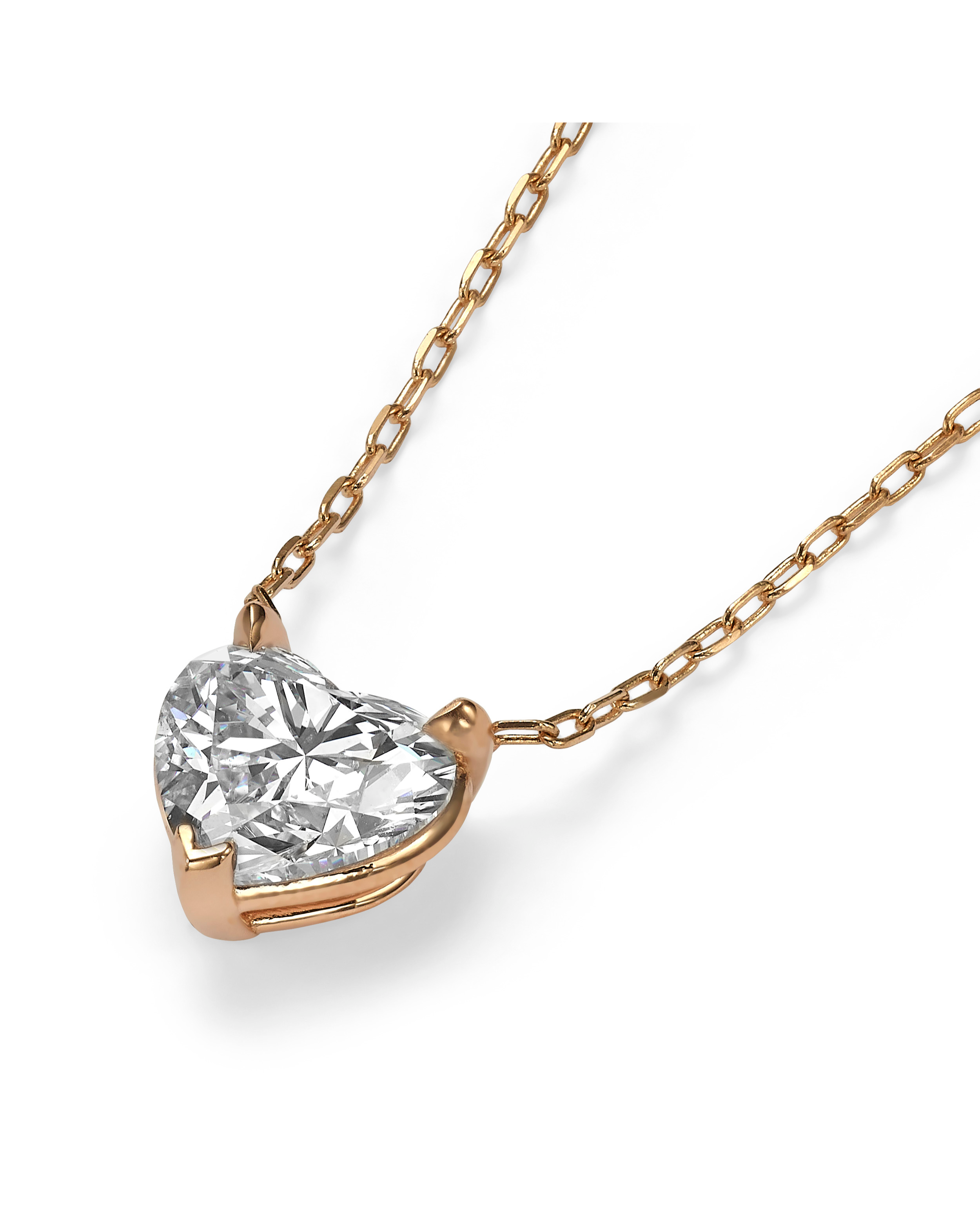 תליון יהלום לב Signature Heart Shape