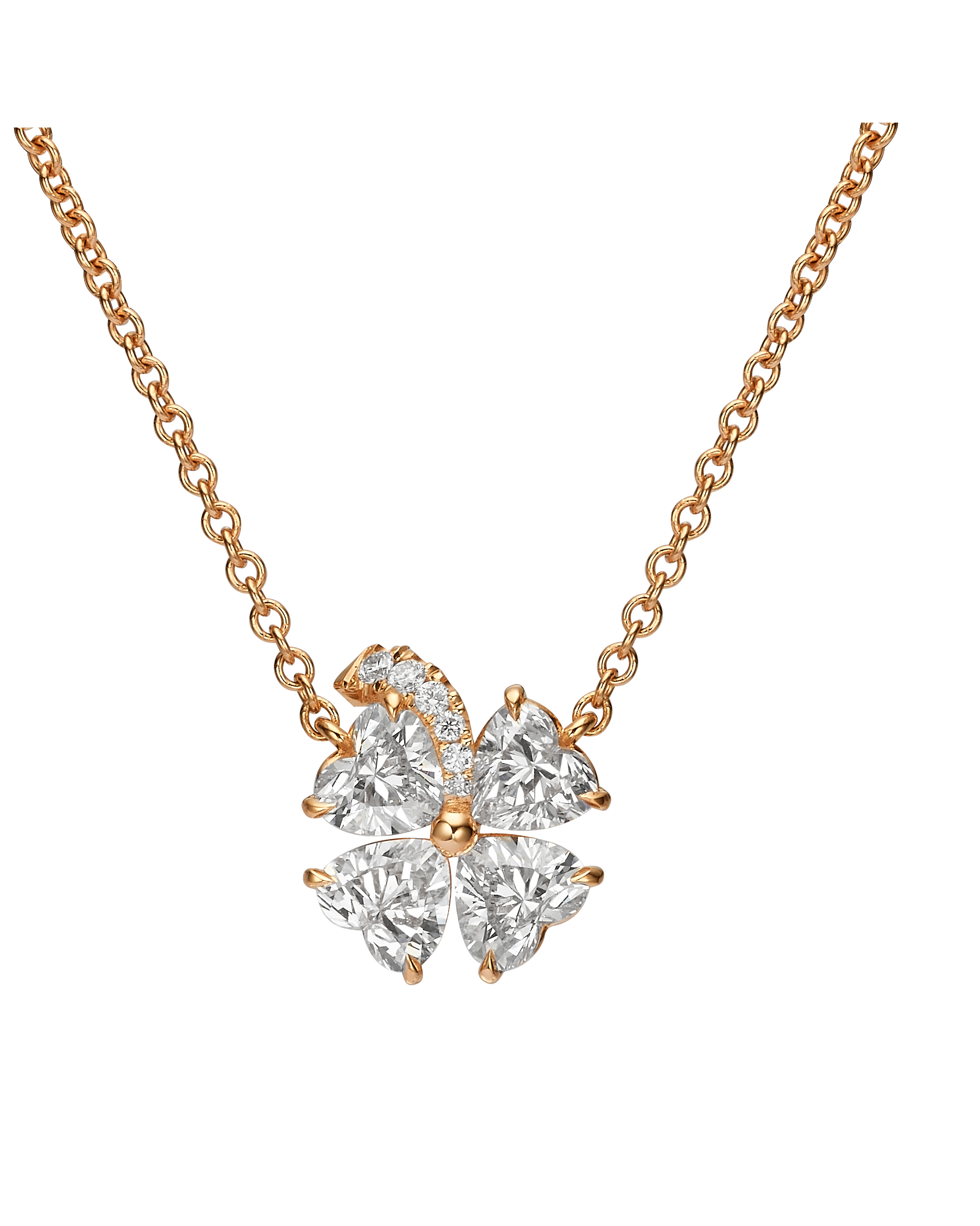 תליון יהלומים Signature Clover