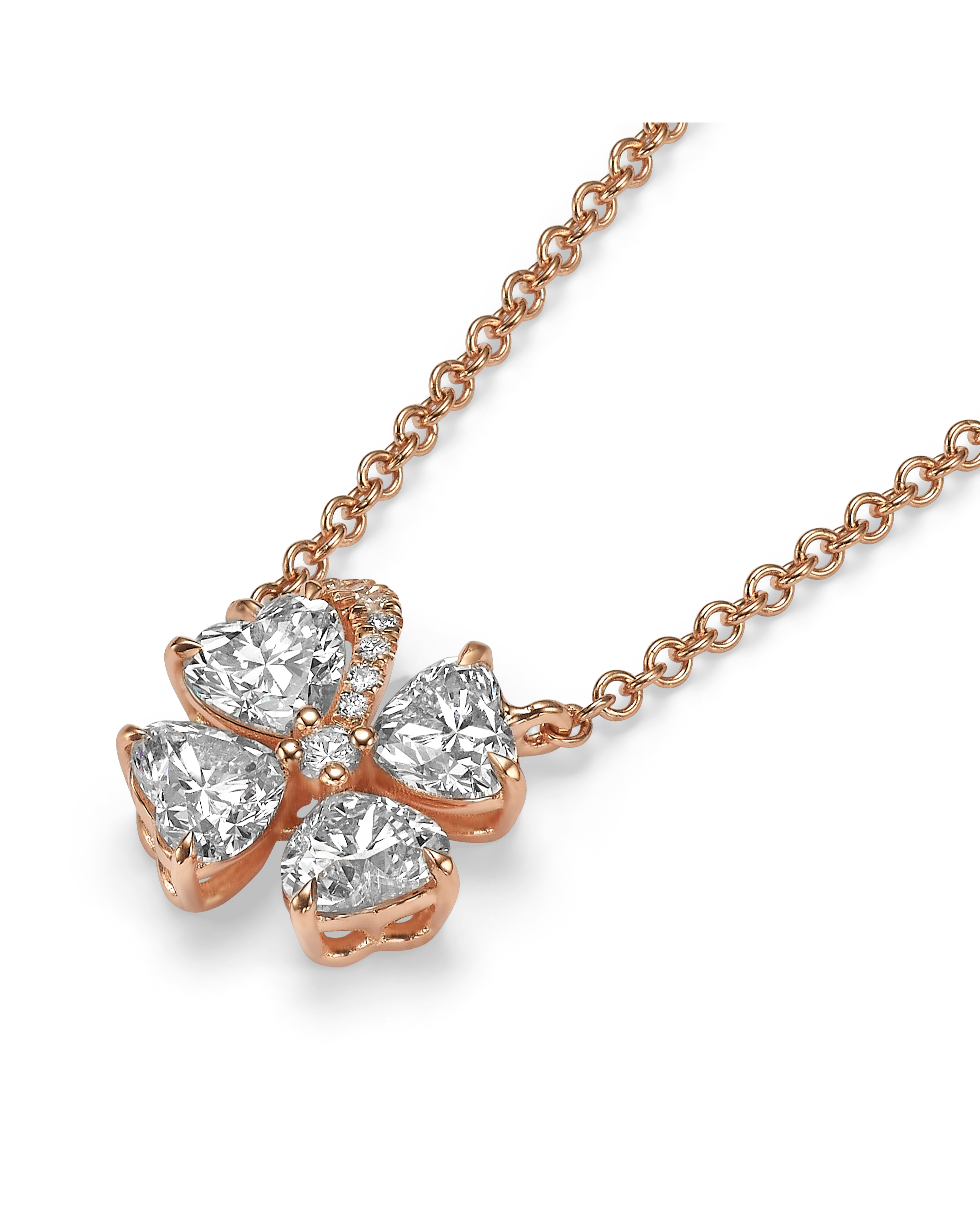 תליון יהלומים Signature Clover