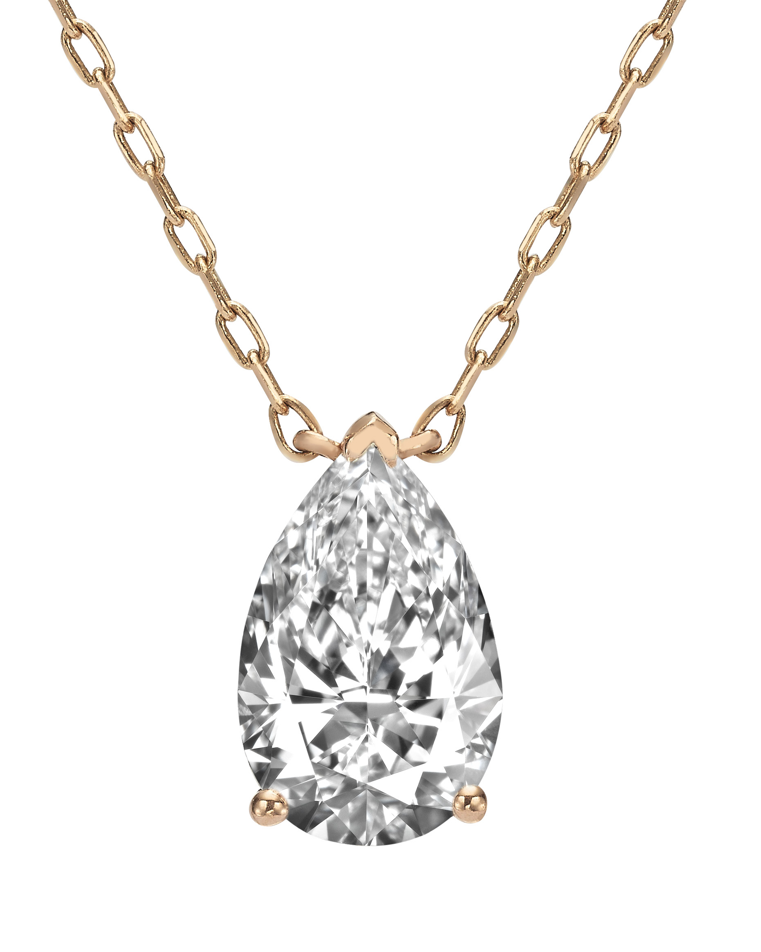 תליון יהלום Signature Pear Shape