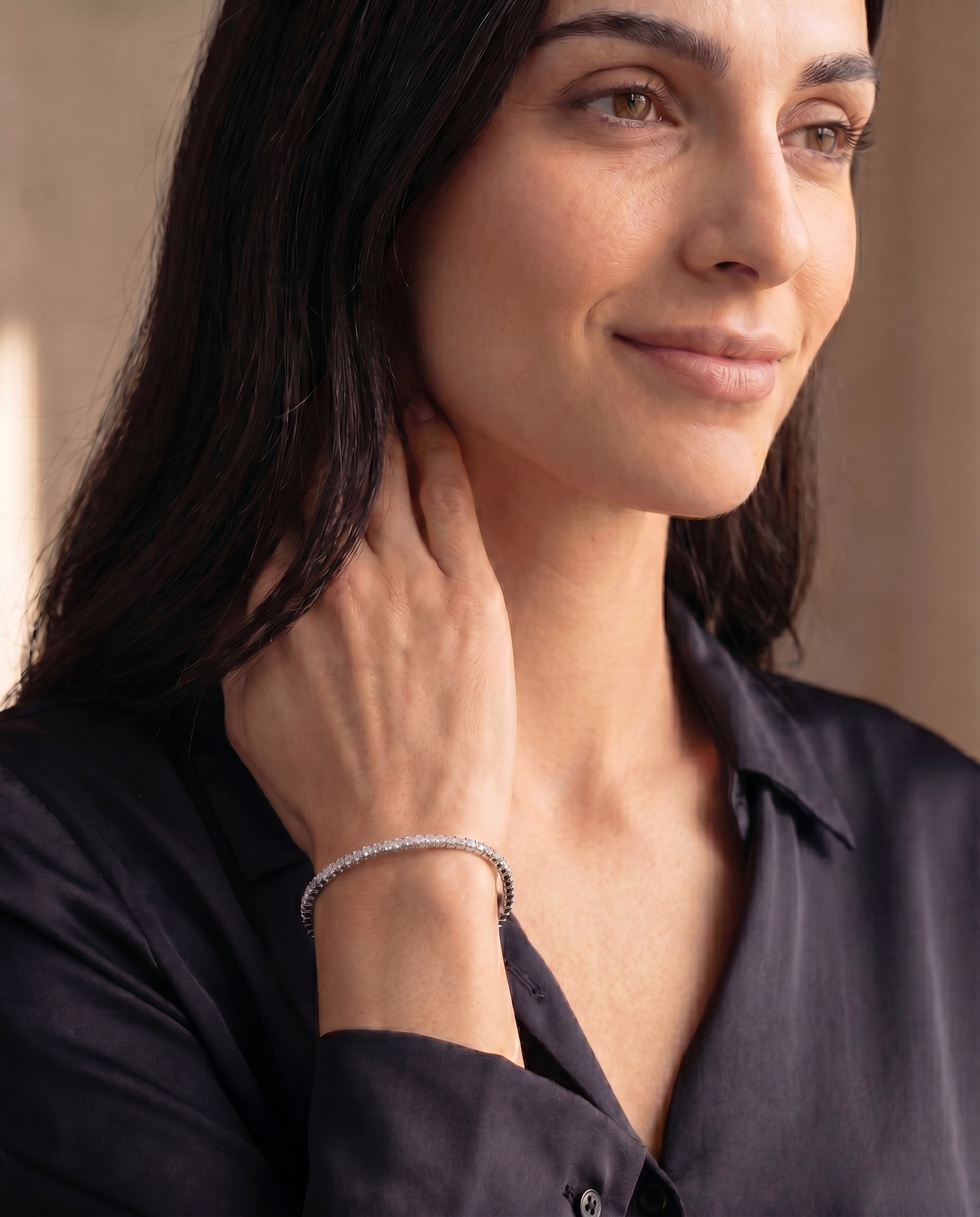 צמיד יהלומים Pirouette 18k
