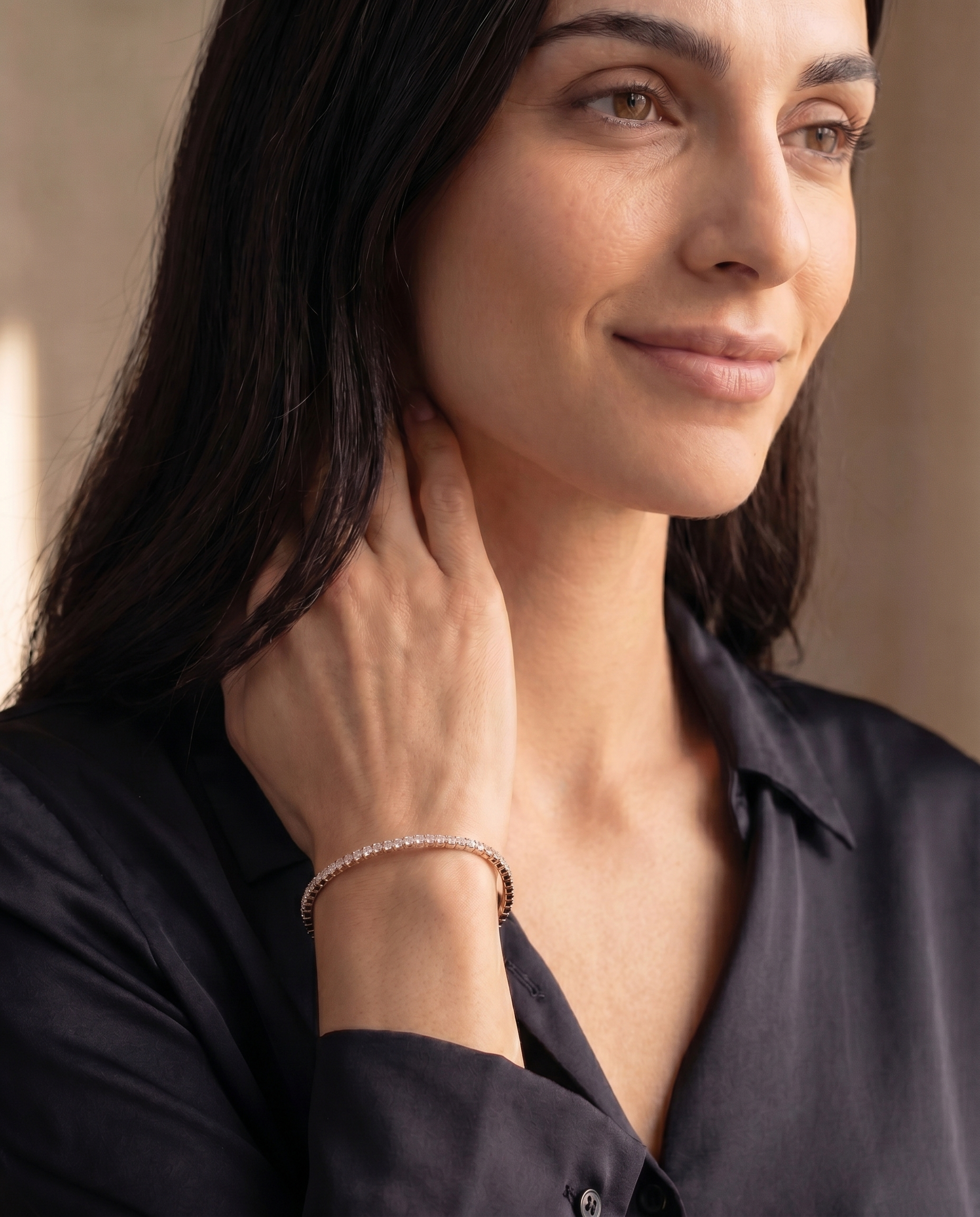 צמיד יהלומים Pirouette 18k