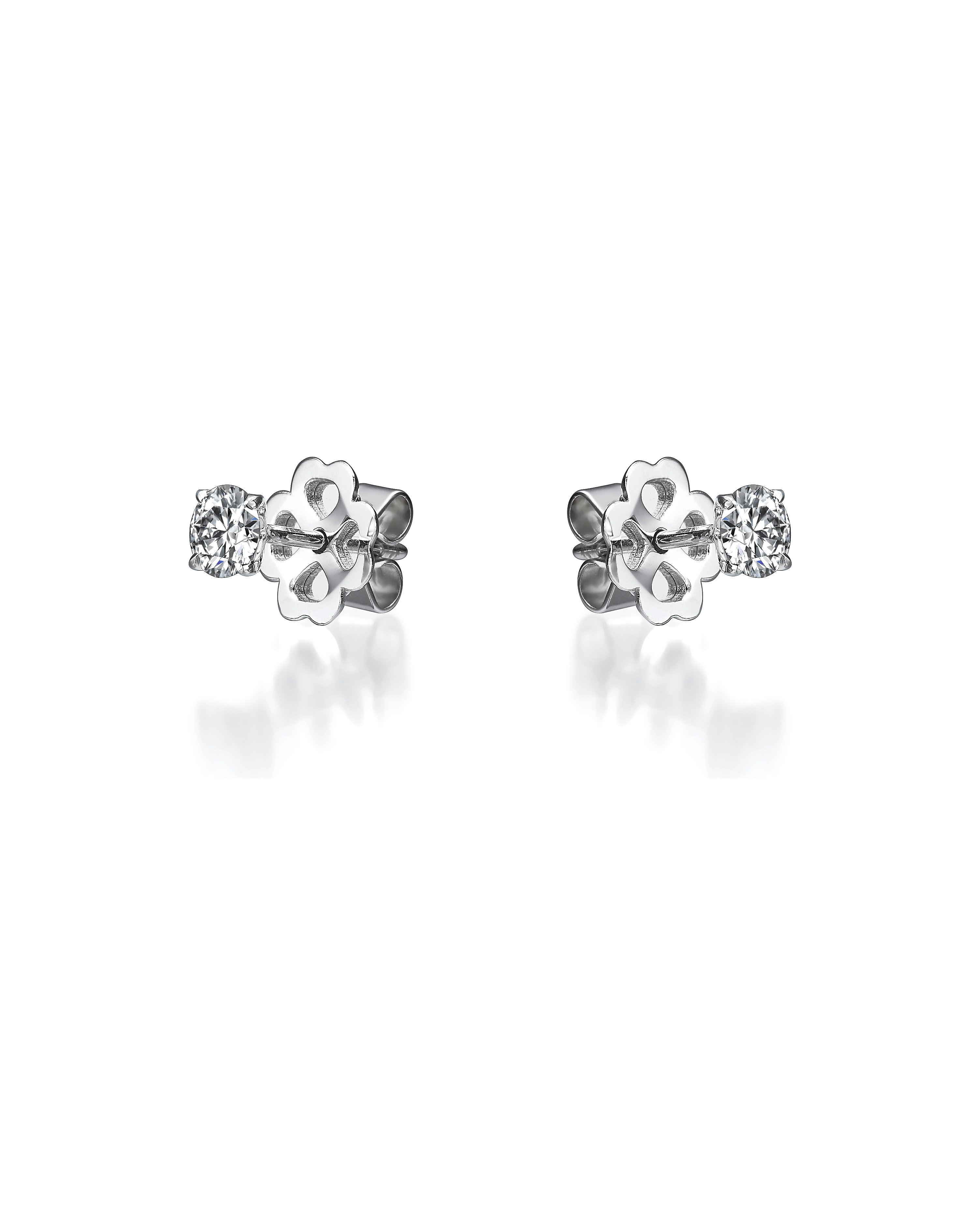 עגילי יהלום Charm Stud