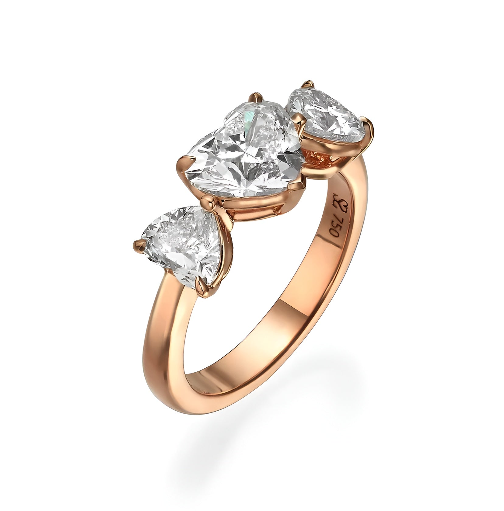 טבעת PureHeart 3 Diamond Ring