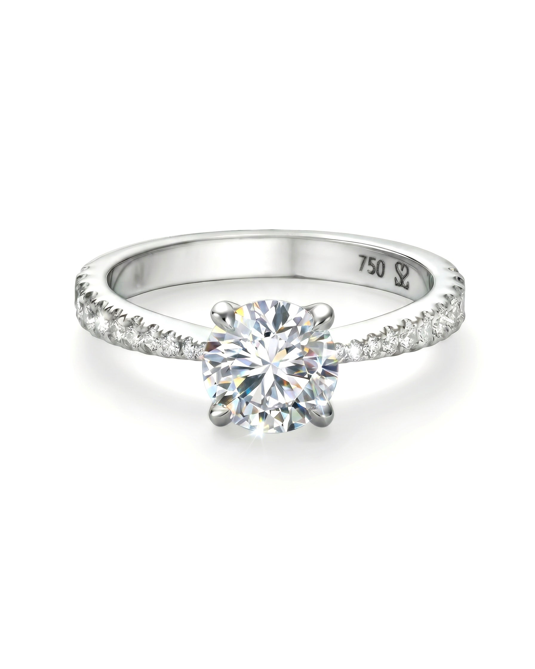 טבעת יהלום Love & Arrow Solitaire