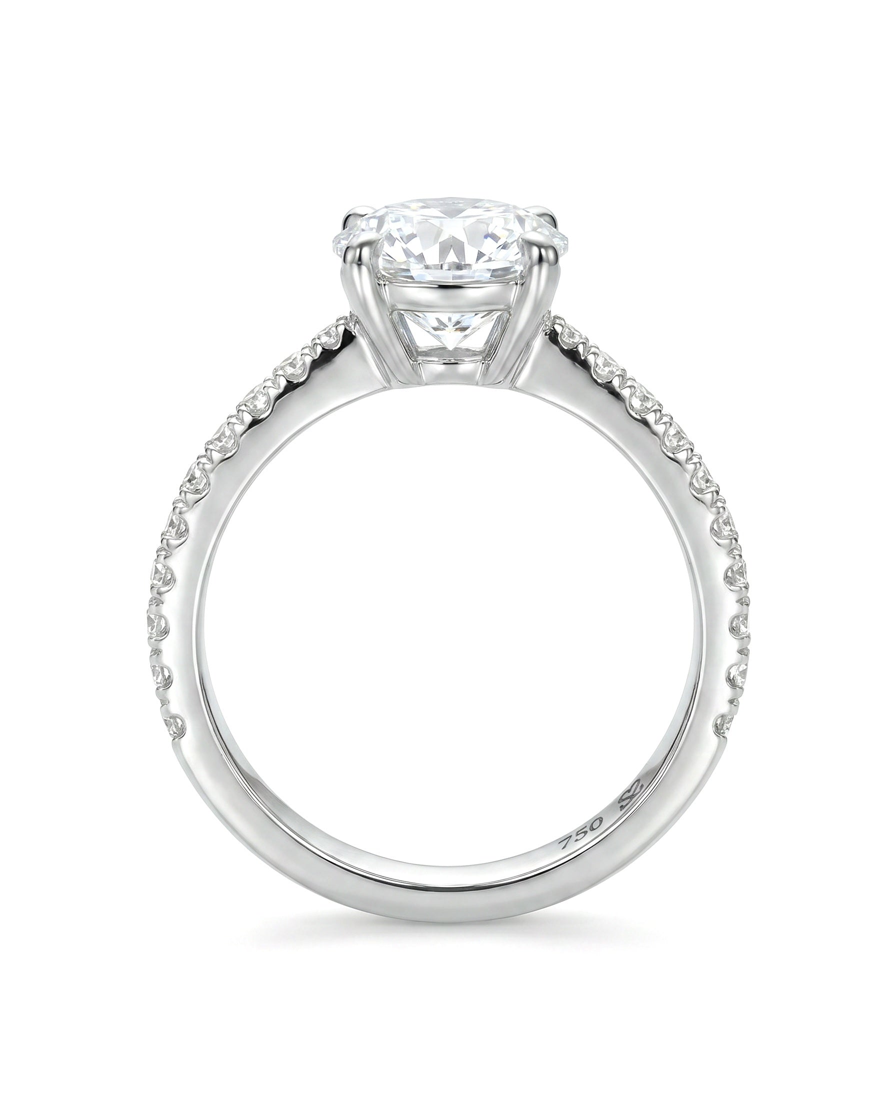 טבעת יהלום Love & Arrow Solitaire
